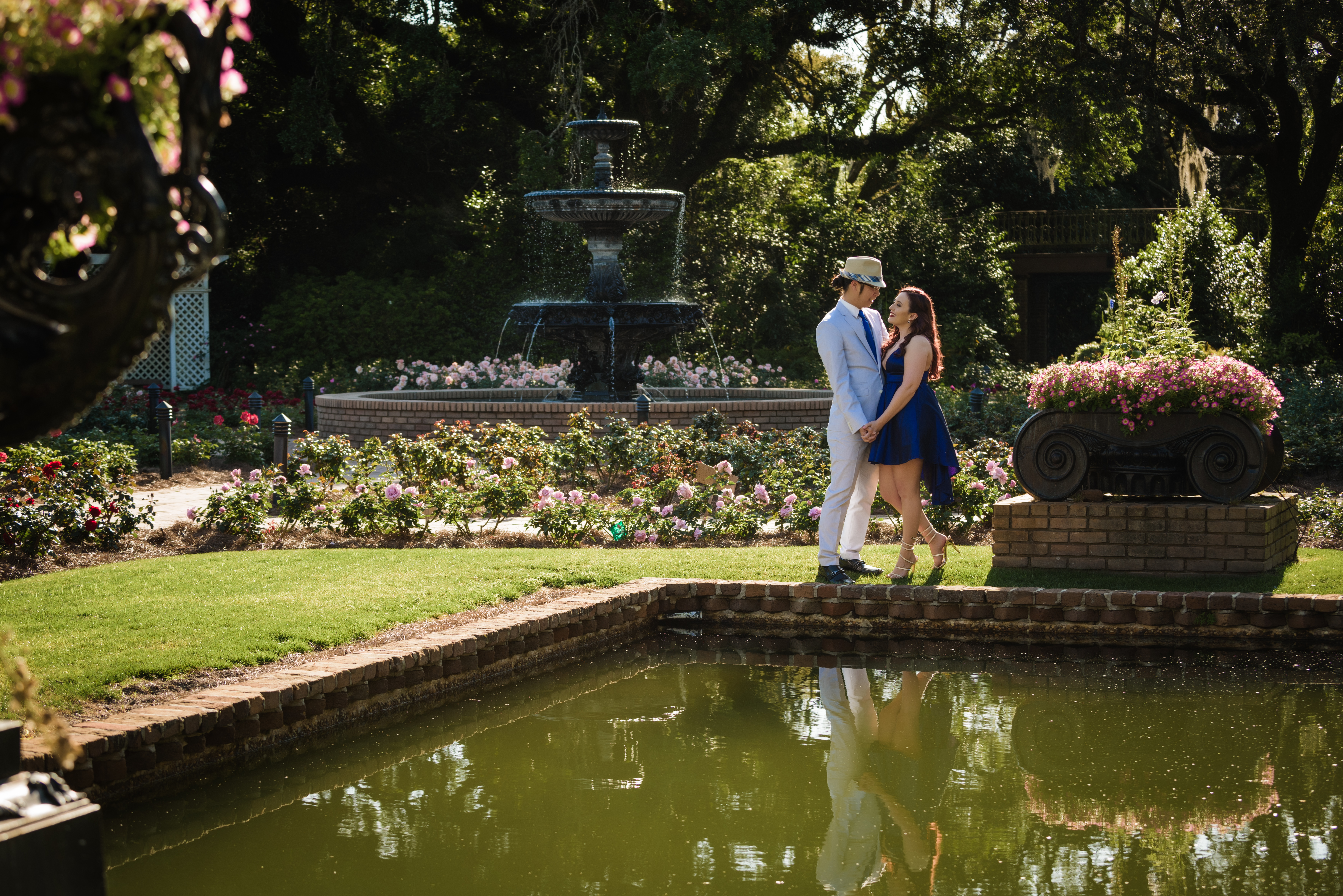 Reflections of Love at Bellingrath Gardens- Mobile AL- Candice Brown Photography
