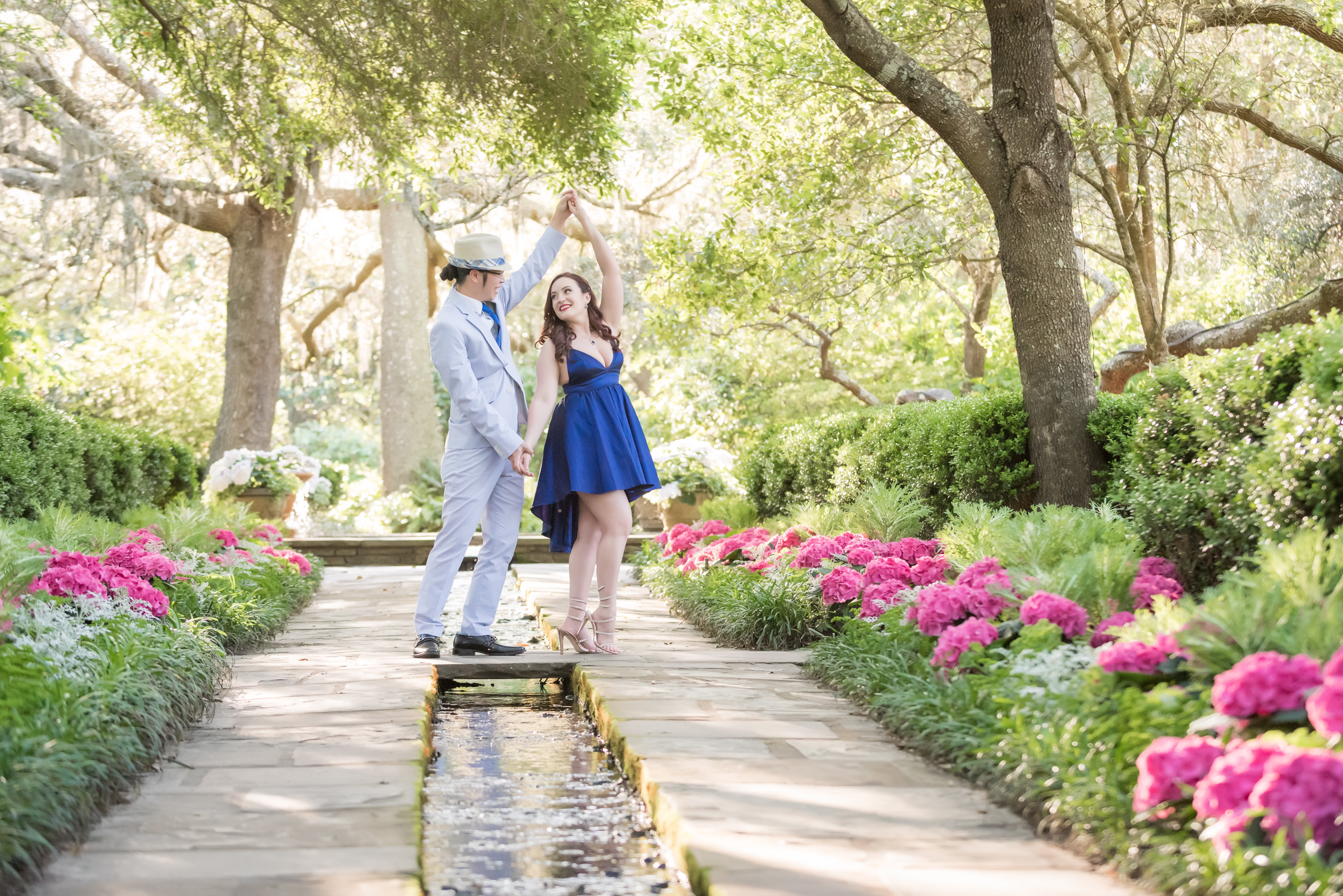 Dancing at Bellingrath Gardens-Candice Brown Photography